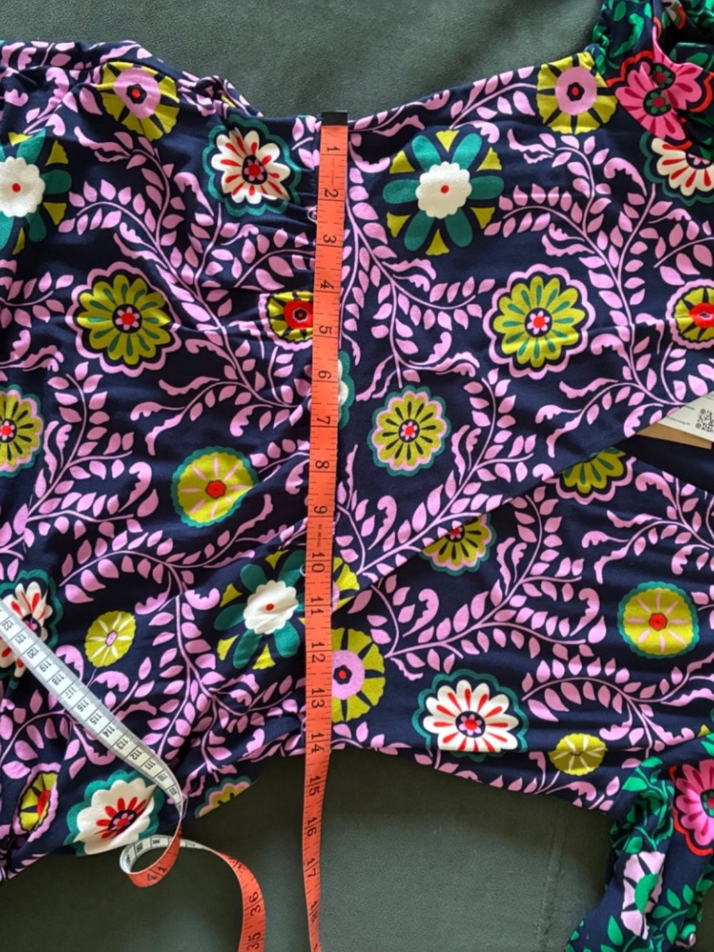NWT Boden Ophelia fixed wrap midi dress in vibrant medallion print M - Picture 14 of 16